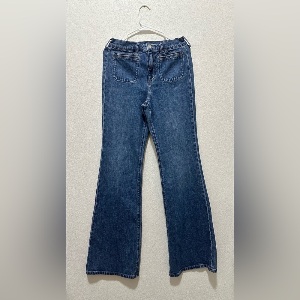 J.Crew Tall High Rise Flare Jeans 26T Coastal Cowgirl Discontinued - Picture 7 of 7